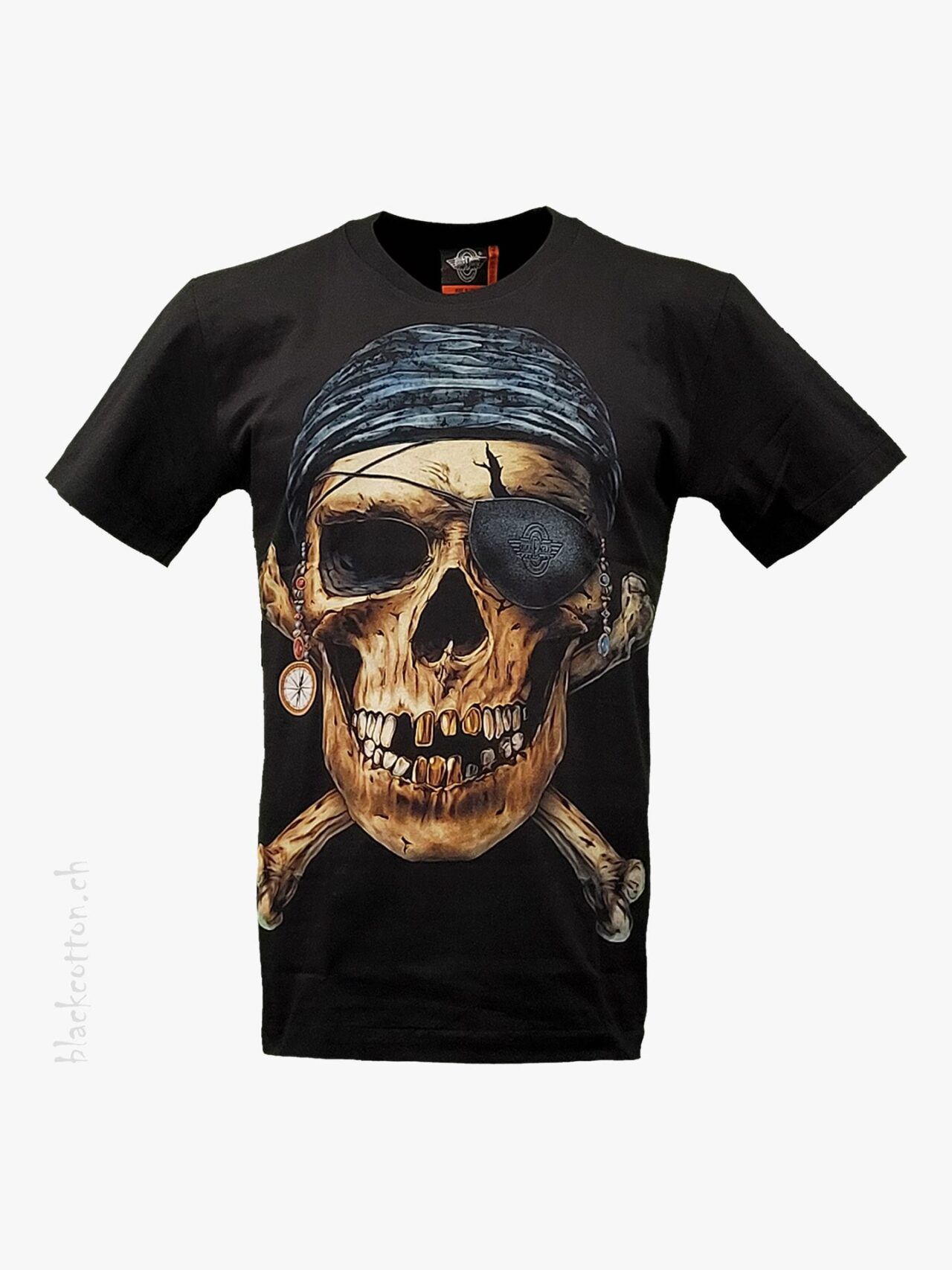 T-Shirt Totenkopf Pirat ROCK EAGLE 1007T