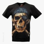 T-Shirt Totenkopf Pirat ROCK EAGLE 1007T