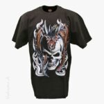 T-Shirt Totenkopf Drache ROCK EAGLE 1008T