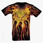 T-Shirt Feuerteufel Flammen ROCK EAGLE 1026T