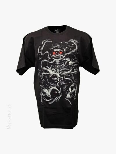 T-Shirt Skelett Geister Glow-in-the-Dark ROCK CHANG 1030T
