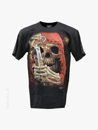 T-Shirt Totenkopf Schwert ROCK-CHANG 1040T