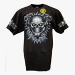 T-Shirt Totenkopf Glow-in-the-Dark ROCK EAGLE