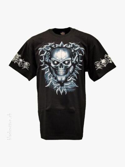 T-Shirt Skull Tribals Glow-in-the-Dark ROCK EAGLE