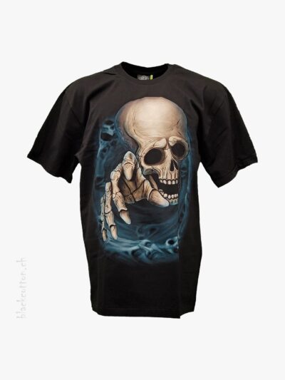 T-Shirt Totenkopf Kralle Glow in the Dark ROCK EAGLE