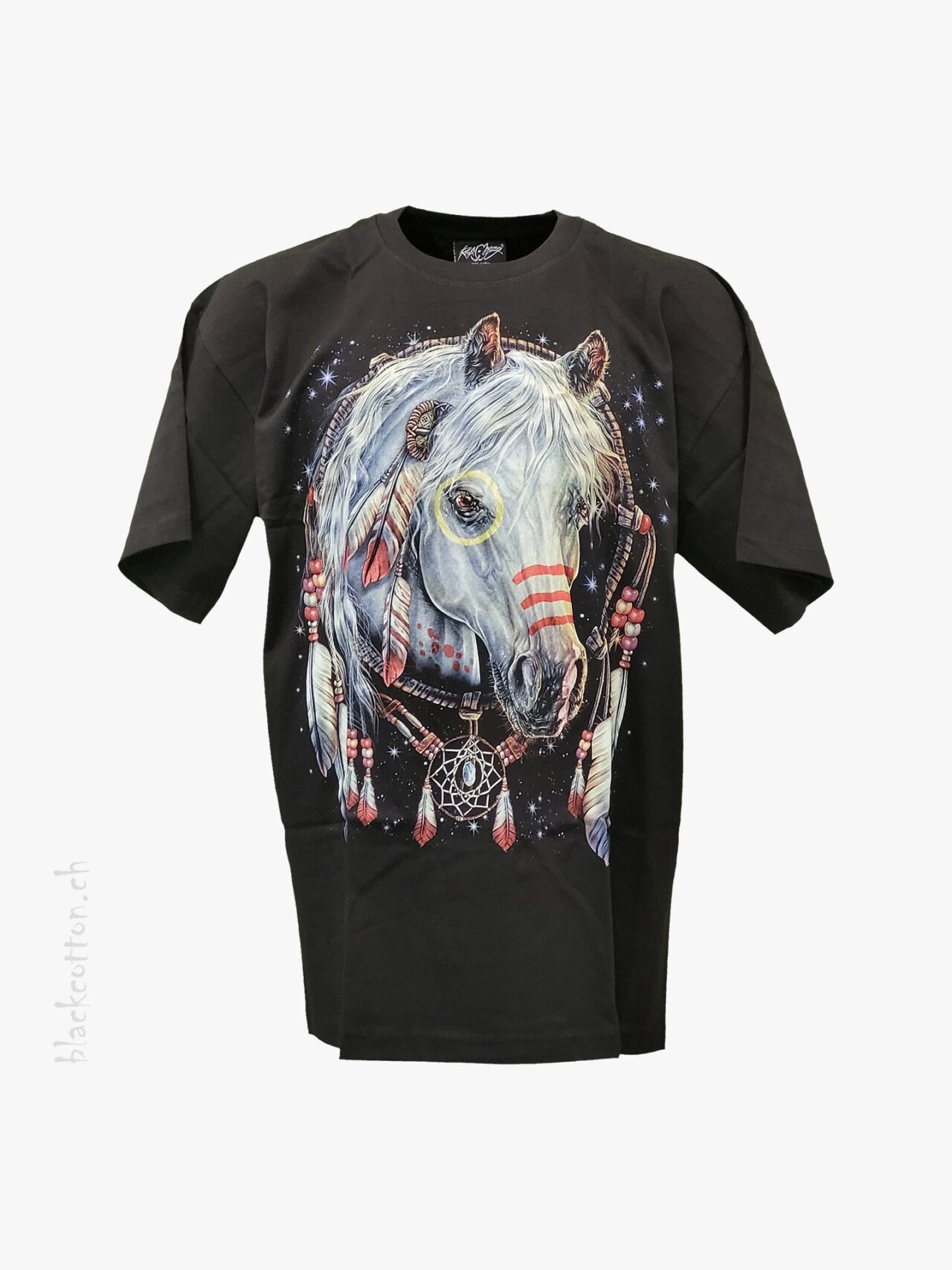 T-Shirt Pferd Traumfänger Glow-in-the-Dark ROCK CHANG