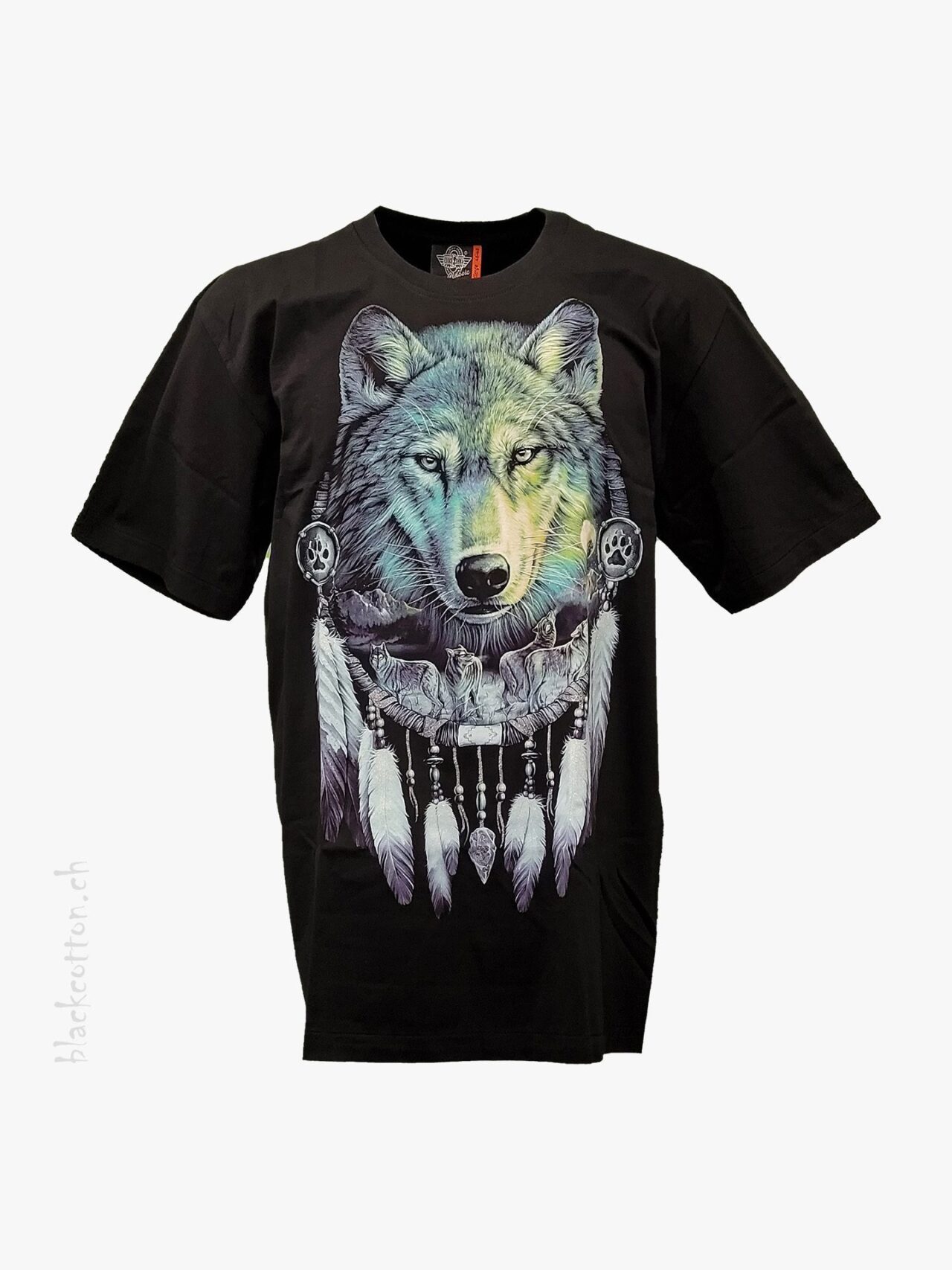 T-Shirt Wolfskopf Traumfänger ROCK-EAGLE