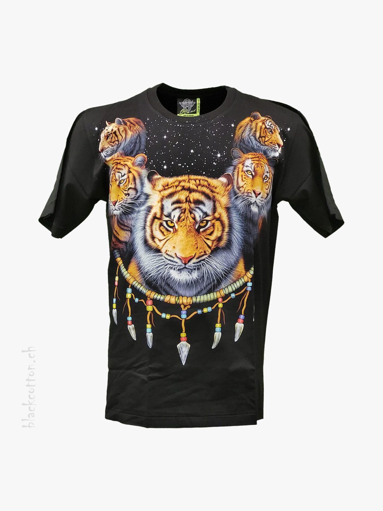 T-Shirt Tiger Traumfänger Glow-in-the-Dark ROCK EAGLE