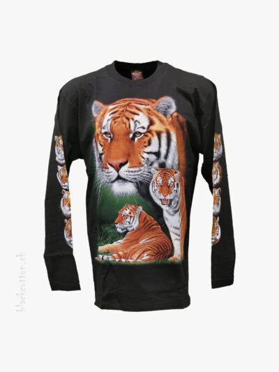 Langarm-Shirt Ruhende Tiger ROCK EAGLE