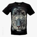 T-Shirt Weisser Tiger Glow-in-the-Dark ROCK EAGLE