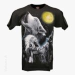 T-Shirt Heulender Wolf Indianer ROCK EAGLE
