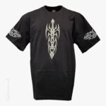 T-Shirt Schwert Teufel Tribals ROCK EAGLE Glow in the Dark
