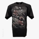 T-Shirt Drachen Tribal ROCK-CHANG Glow in the Dark