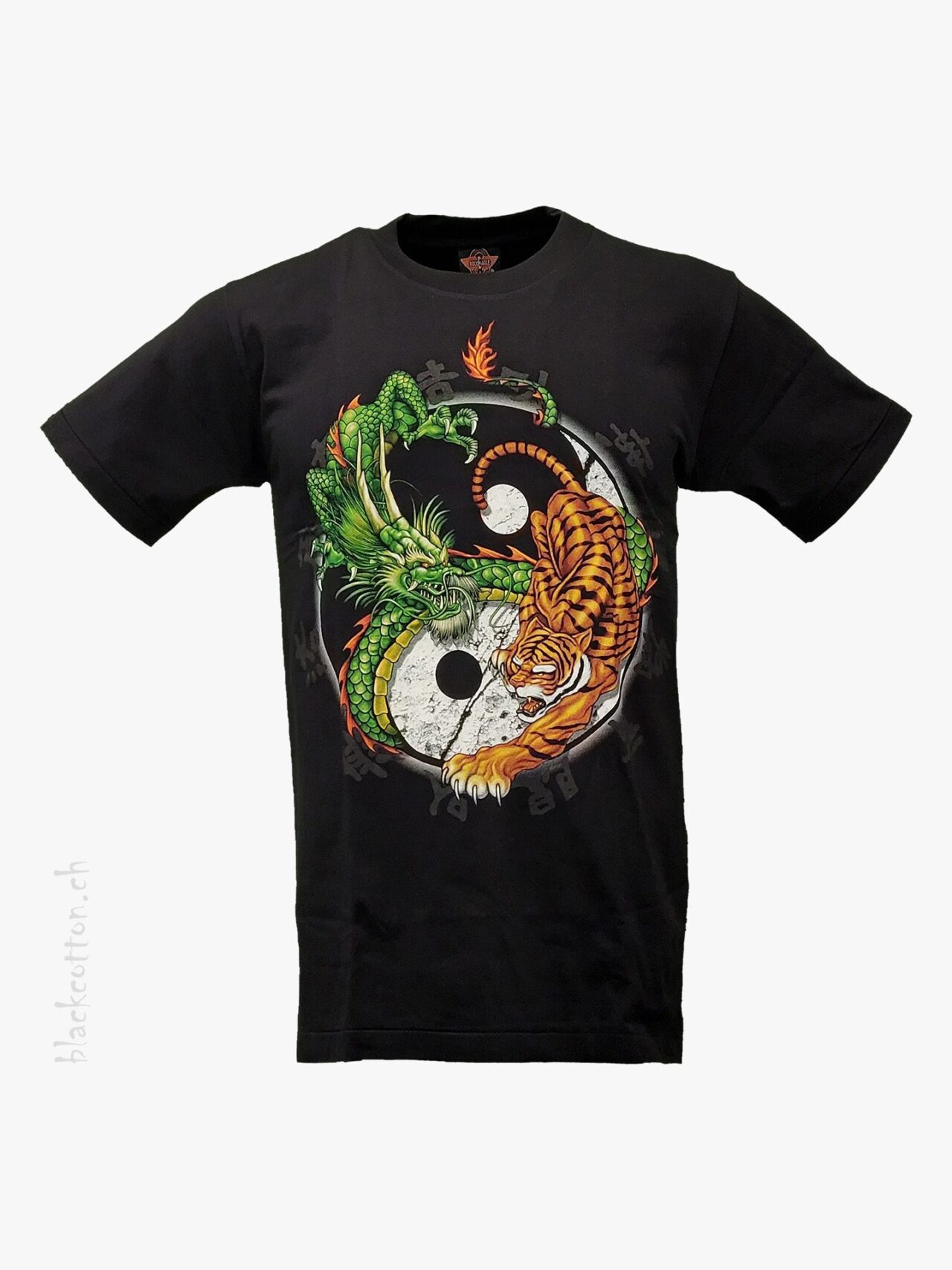 T-Shirt Drache Tiger Yin & Yang ROCK EAGLE