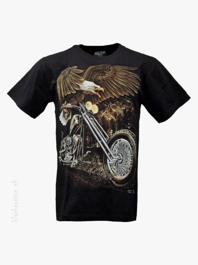 T-Shirt Motorrad Adler Glow-in-the-Dark ROCK CHANG