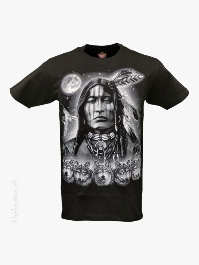 T-Shirt Wölfe Indianer ROCK-EAGLE