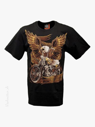 T-Shirt Ride With Pride Adler Motorrad ROCK EAGLE