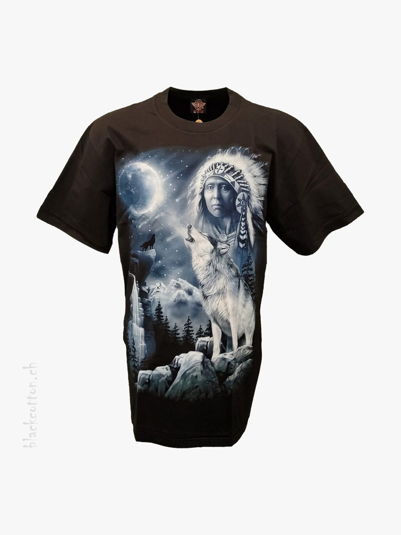 T-Shirt Heulende Wölfe Indianer ROCK EAGLE