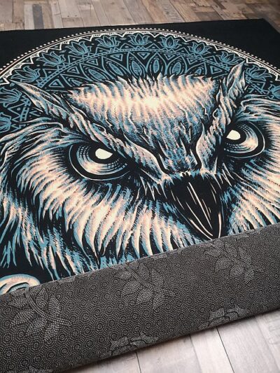 barmetal mandala owl teppich 4