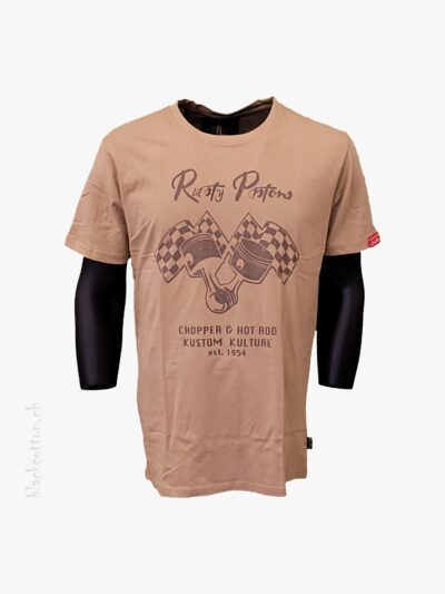RUSTY-PISTONS Dexter T-Shirt Chopper & Hot Rod Kustom Kulture